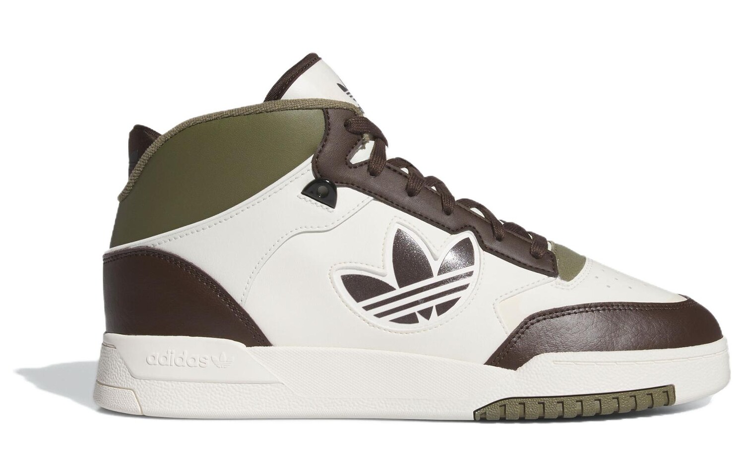 Кроссовки для скейтбординга adidas originals Drop Step унисекс, белый/хаки — фото 2