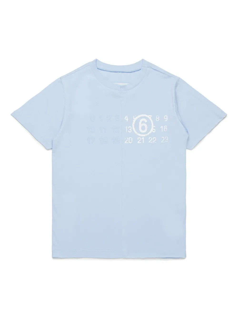 

Футболка Numbers MM6 Maison Margiela Kids, синий