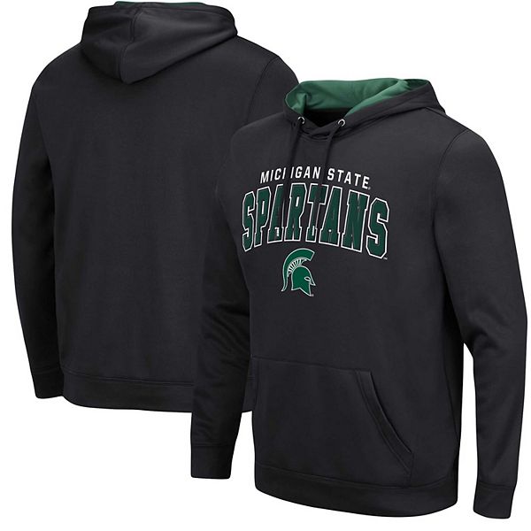 

Мужской черный свитшот с капюшоном michigan state spartans resistance Colosseum