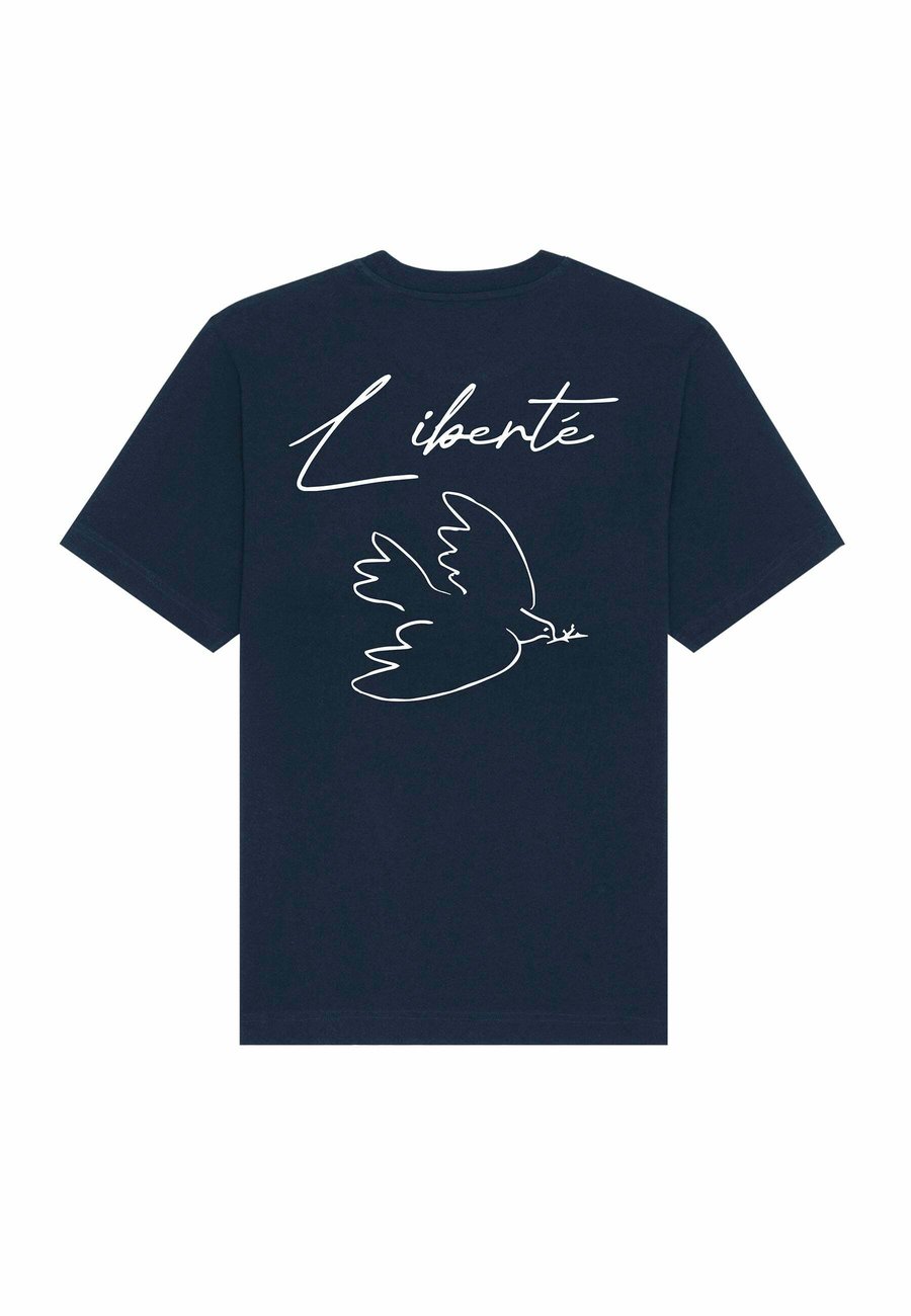 

Футболка Mira Paris LIBERTE UNISEX HEAVYWEIGHT TEE 25, Dark Blue, Синий, Футболка Mira Paris LIBERTE UNISEX HEAVYWEIGHT TEE 25, Dark Blue