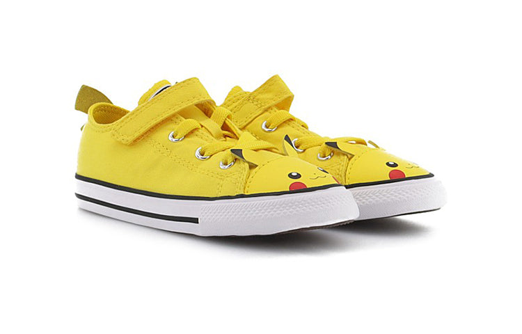 Кеды Converse Pokemon x Chuck Taylor All Star Easy-On Low TD 'Pikachu', желтый — фото 3