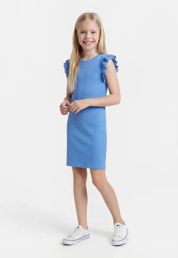 Платье-свитер Kogdrea life s/s dress jrs noos jumper dress Only Girls, ультрамарин