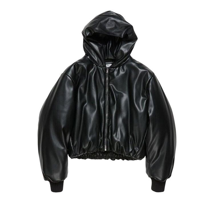 

Куртка Acne Studios Leather Bomber Jacket, Black