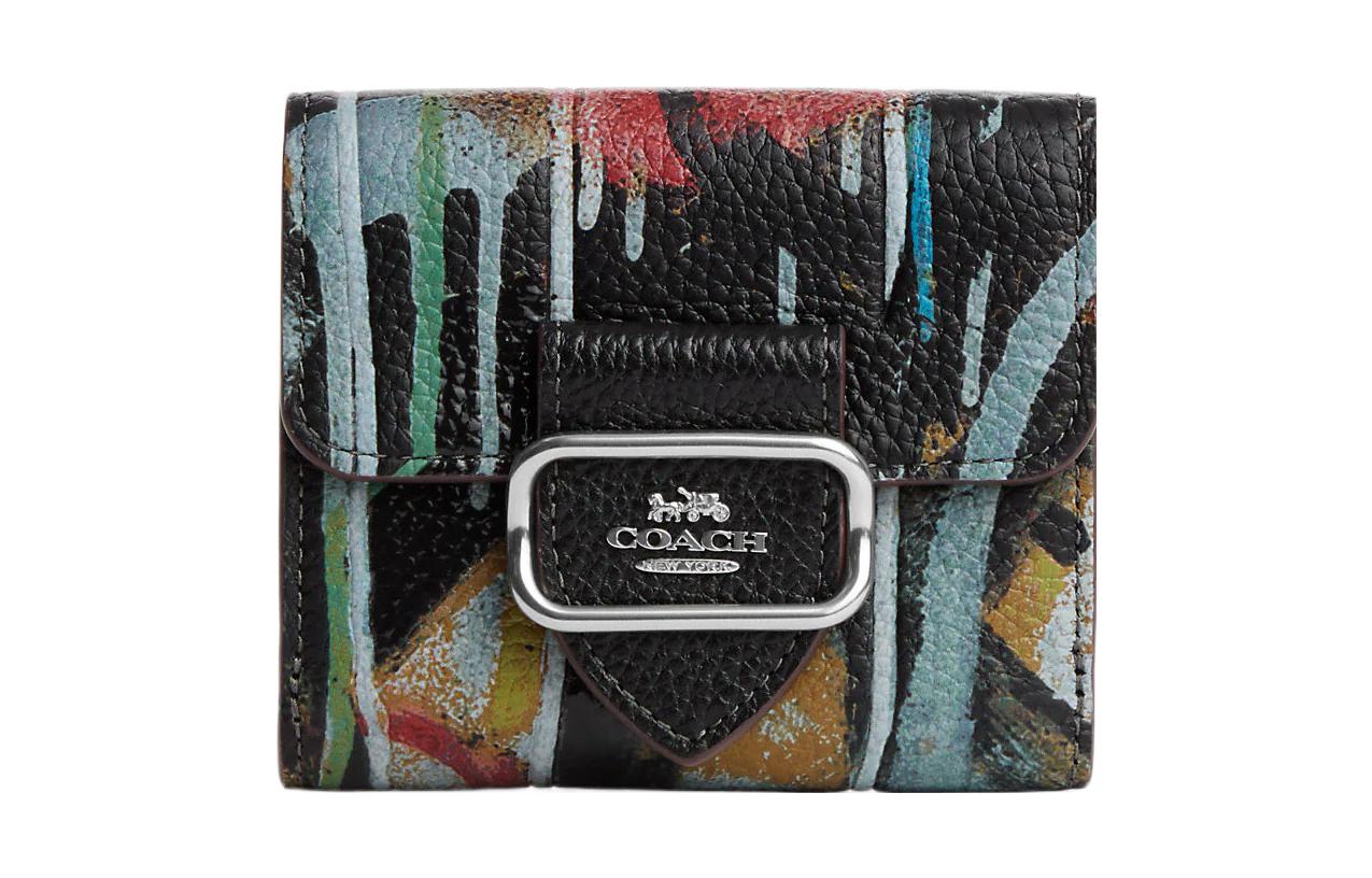 

COACH Кошелек кожаный Morgan Unisex Black от коллаборации MINT+SERF