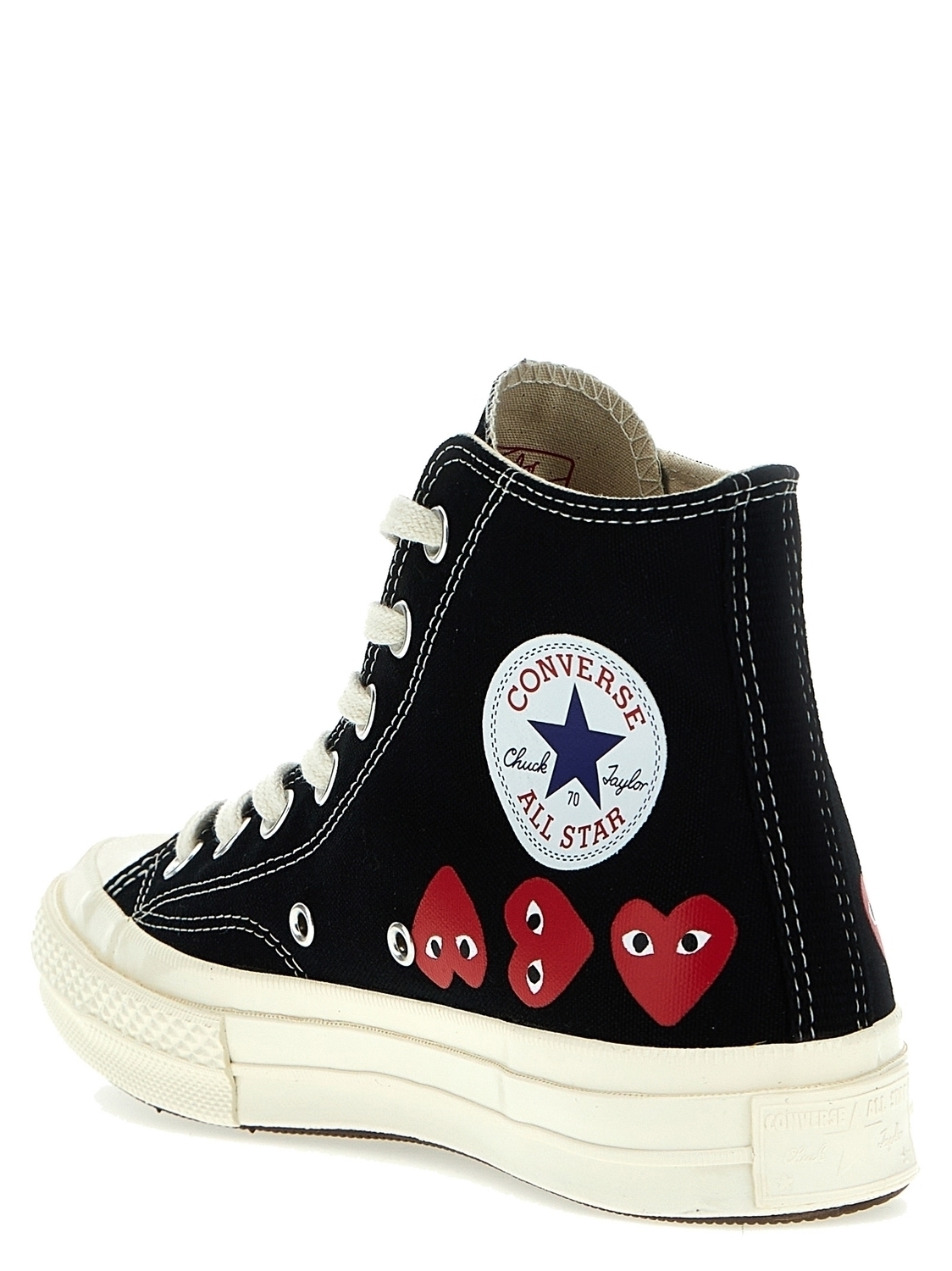 Кеды Comme des Garçons Play x Converse Comme Des Garçons Play, черный — фото 3
