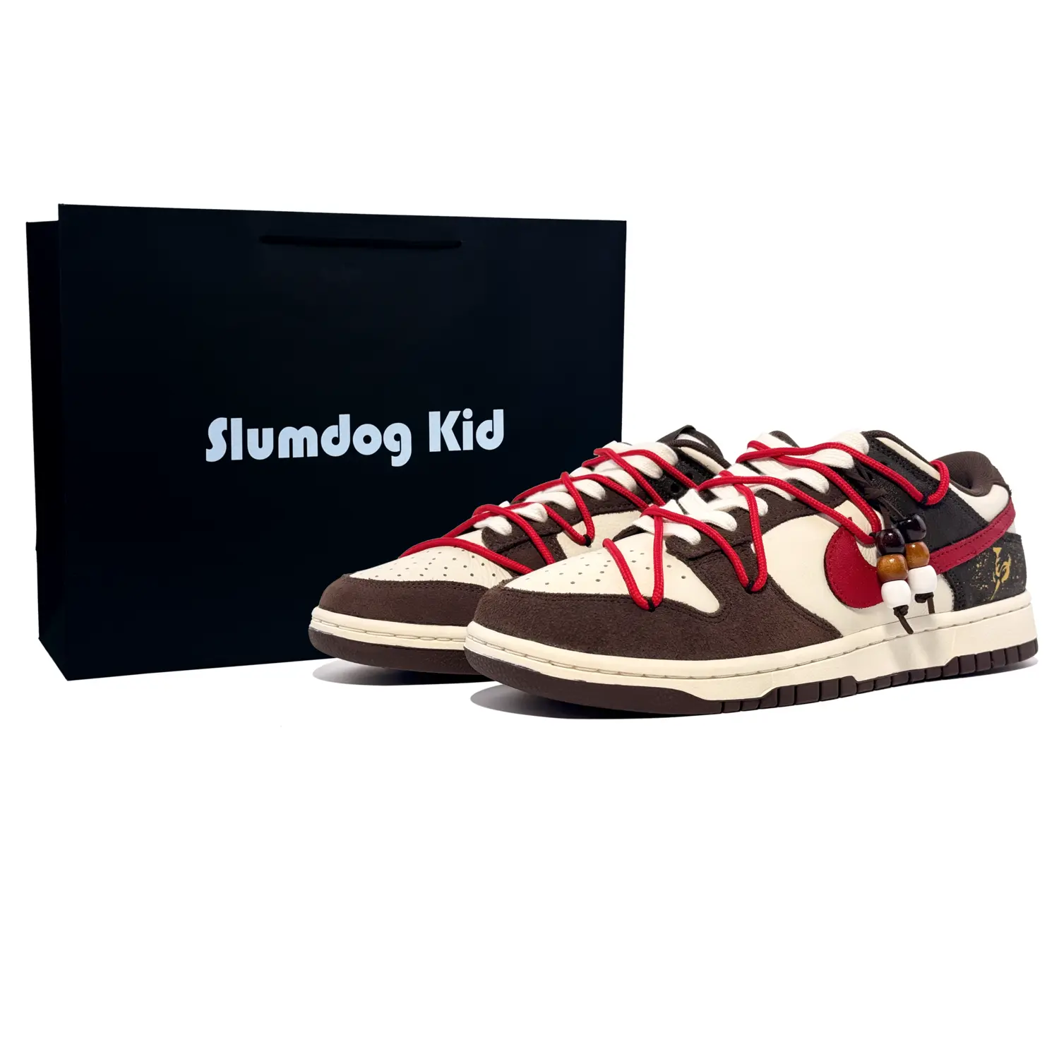 

Nike Мужские износостойкие низкие скейтбордные кроссовки Dunk бежевого и розового цвета