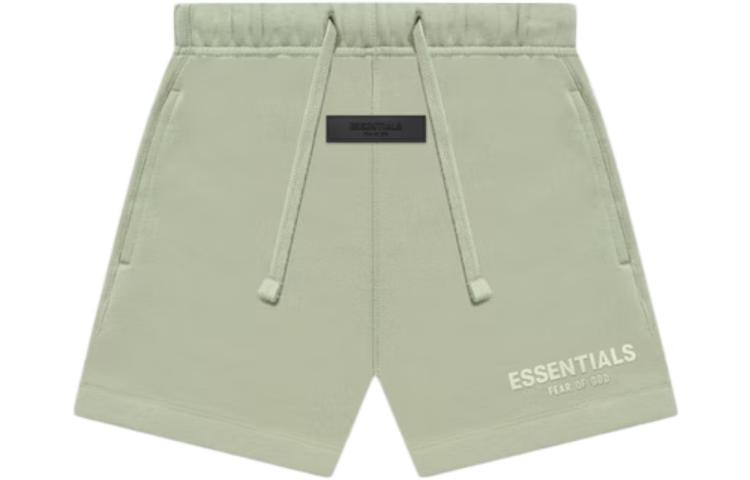 SS22 Детские шорты Детские Fear Of God Essentials, серый/зеленый — фото 3