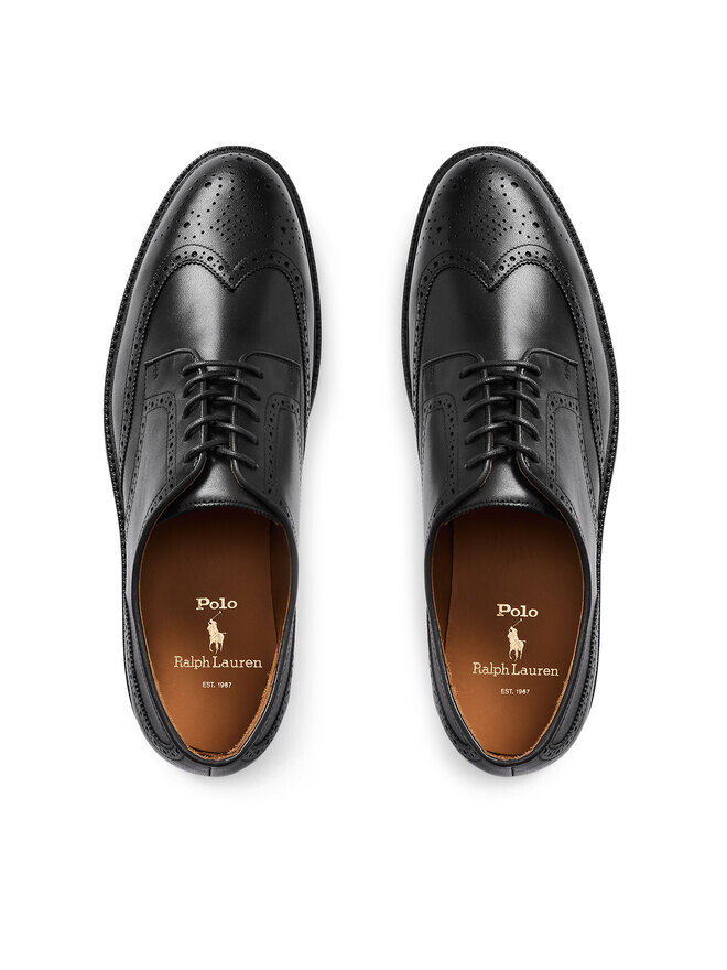 Туфли Polo Ralph Lauren hasta el tobillo Asher Wgtip 803955640002 Negro, черный — фото 4