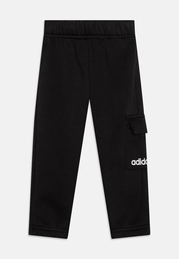 Детский спортивный костюм унисекс essentials для бега. Adidas Performance, Black/White — фото 3