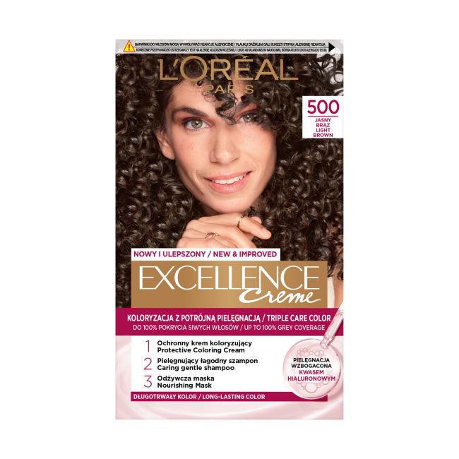 

Краска для волос L'Oreal Excellence L'oreal Paris, цвет 5 natural light brown