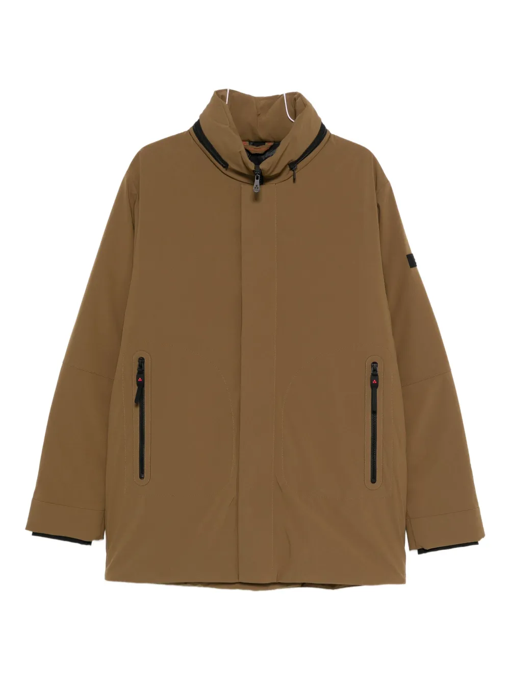 

Пальто с карманами на молнии Peuterey, коричневый