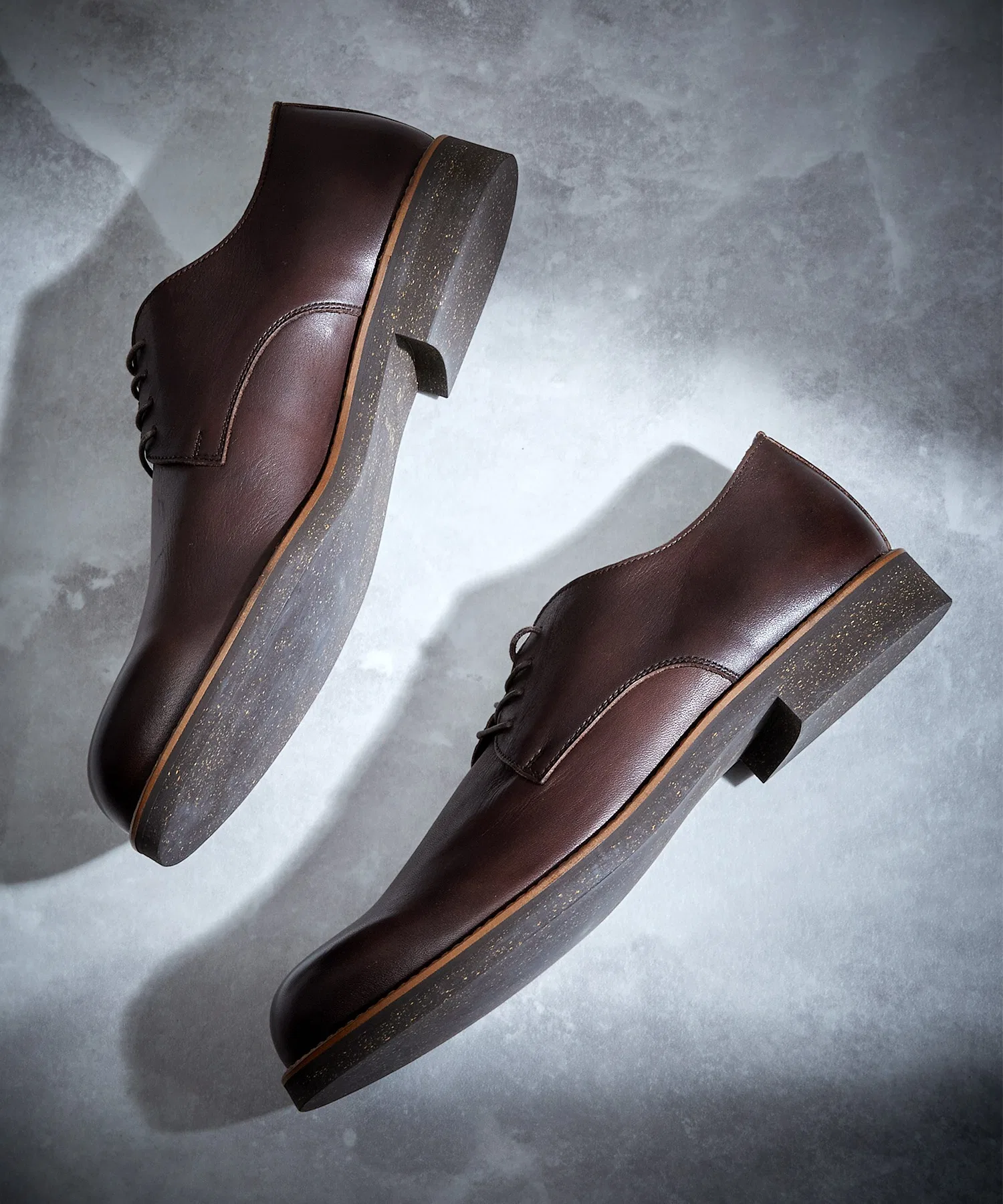 Мужские туфли PADRONE DERBY PLAIN TOE SHOES (WATER PROOF LEATHER) — фото 2