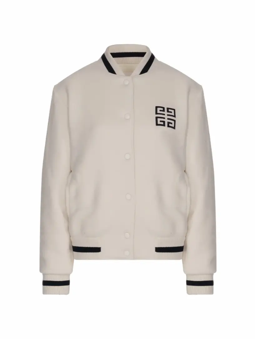 

Шерстяной бомбер 4G Givenchy, бежевый