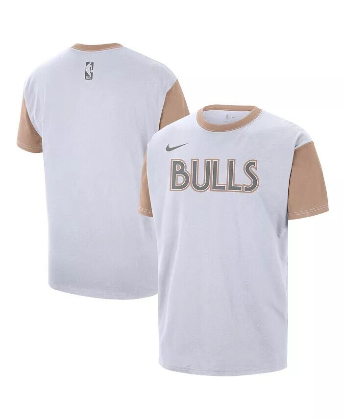 

Футболка мужская белая Chicago Bulls 2024/25 City Edition Courtside Color Block Nike