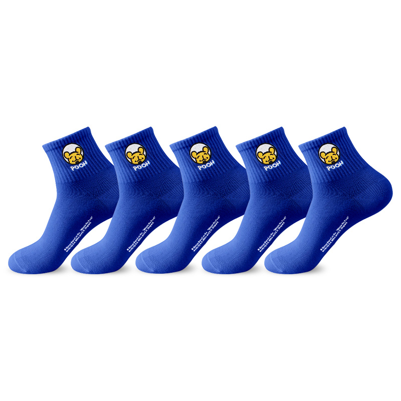 

Набор носков Winnie The Pooh Series Mid Calf, 5 пар, мужские, в подарочной упаковке Disney, синий