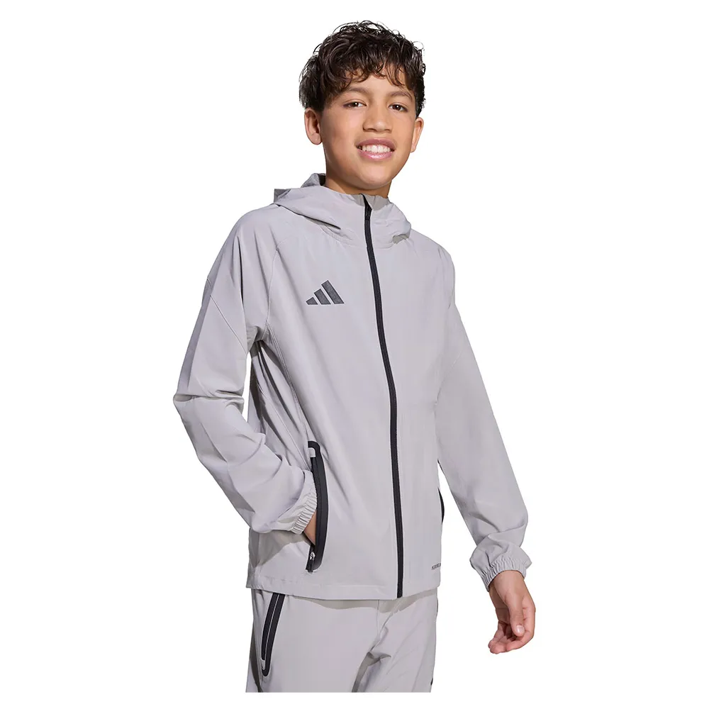 

Толстовка adidas Tiro 25 Competition Vis Tech Travel full zip, серый