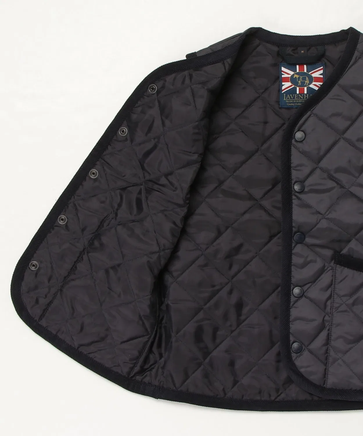 Детский жилет Lavenham Junior Thornham, стёганый, тёмно-синий — фото 3