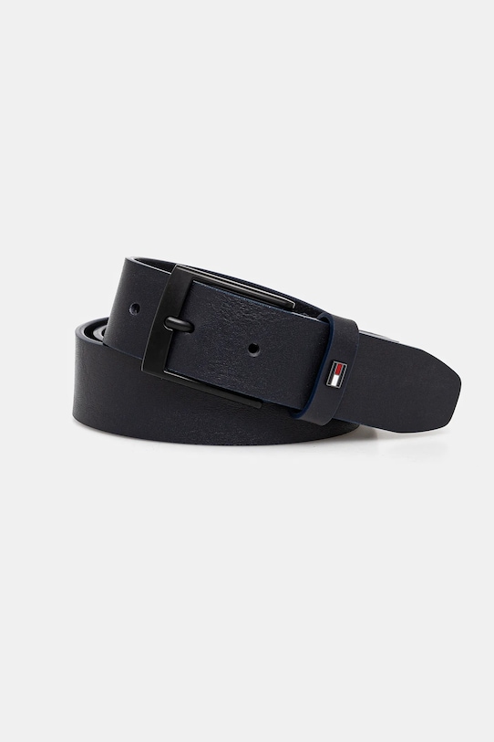 

Кожаный ремень Tommy Hilfiger, темно-синий