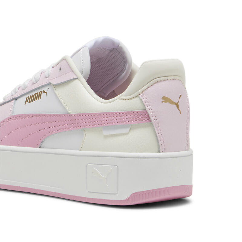 Женские кроссовки Carina Street PUMA White Pink Lilac Gold — фото 2
