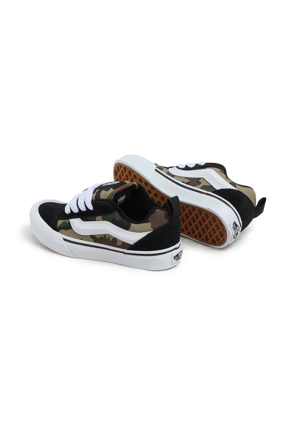 Низкие кроссовки knu skool Vans, Black/Green — фото 3