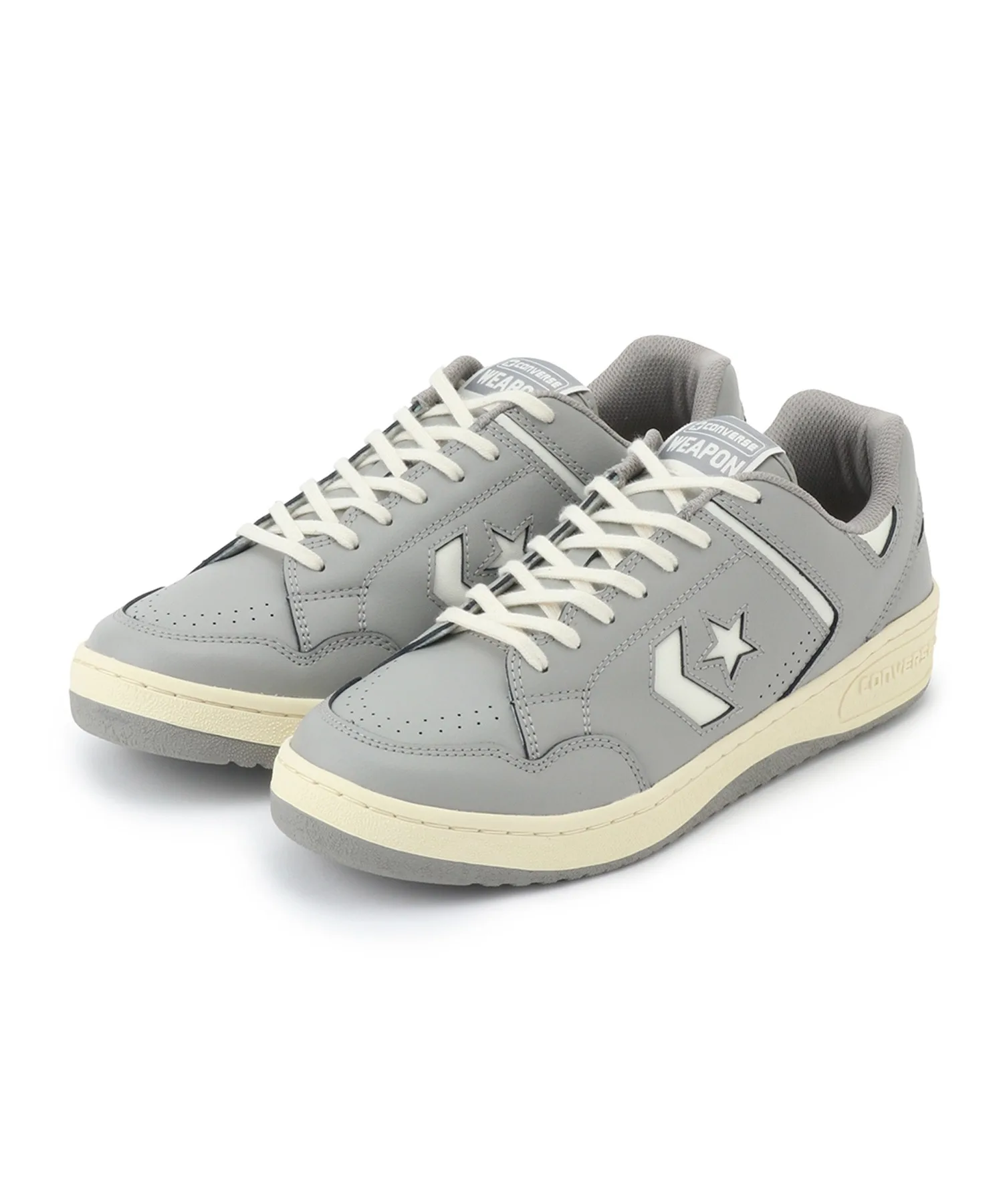 Мужские кроссовки из натуральной кожи WEAPON CC OX CONVERSE белые — фото 3