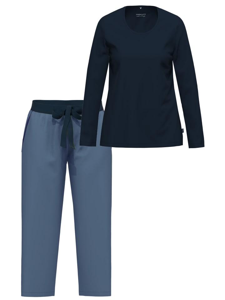 

Ammann Пижама Night & Home синего цвета