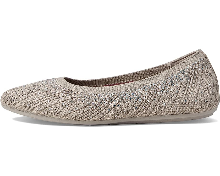 Туфли на плоской подошве SKECHERS Cleo 2.0 - Glitzy Daze, цвет Taupe Sparkle — фото 4