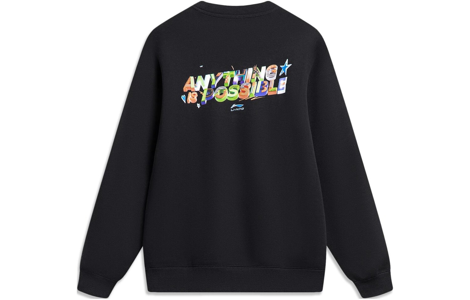 

Спортивная коллекция Life Толстовка Мужская черная Lining, черный