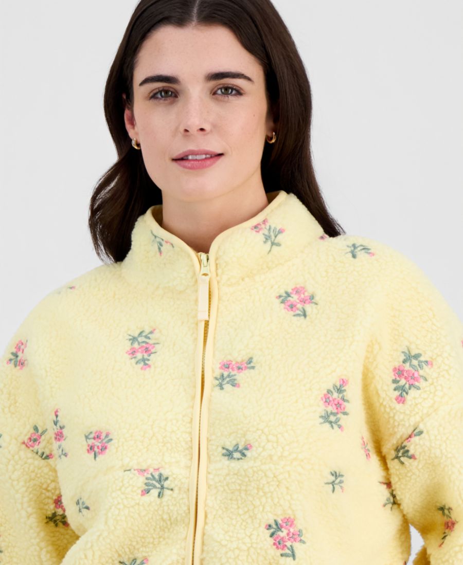 Легкая флисовая куртка для подростков Sincerely Jules, Double Cream Floral — фото 4