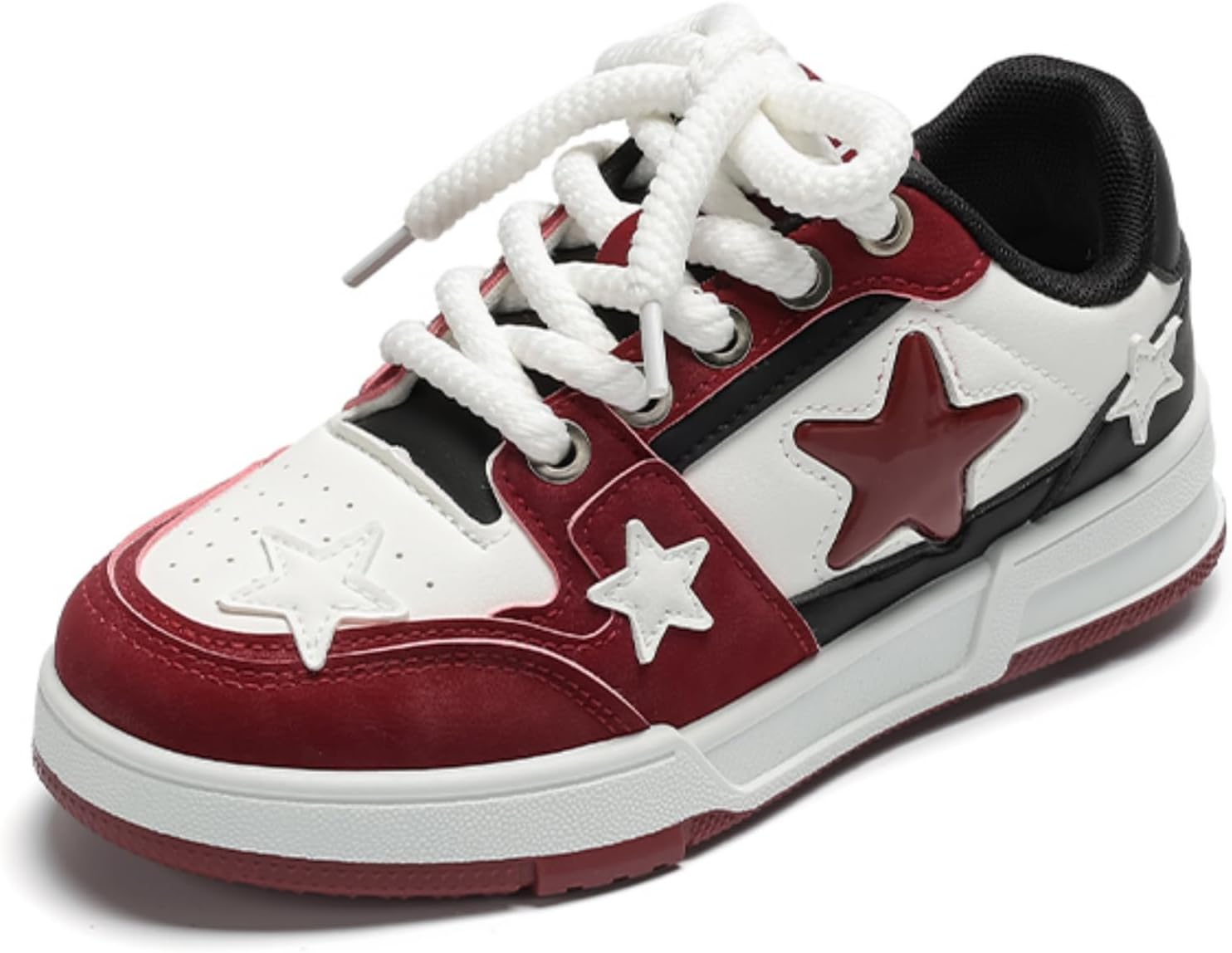 

Кроссовки Star Shoes, милые кроссовки в стиле Y2k, легкие, модные, нескользящие, повседневные, унисекс, для пар, девушек, комфортные, для путешествий, отдыха на природе, спорта. Размеры 5.5-9.5 Generic, черный/красный