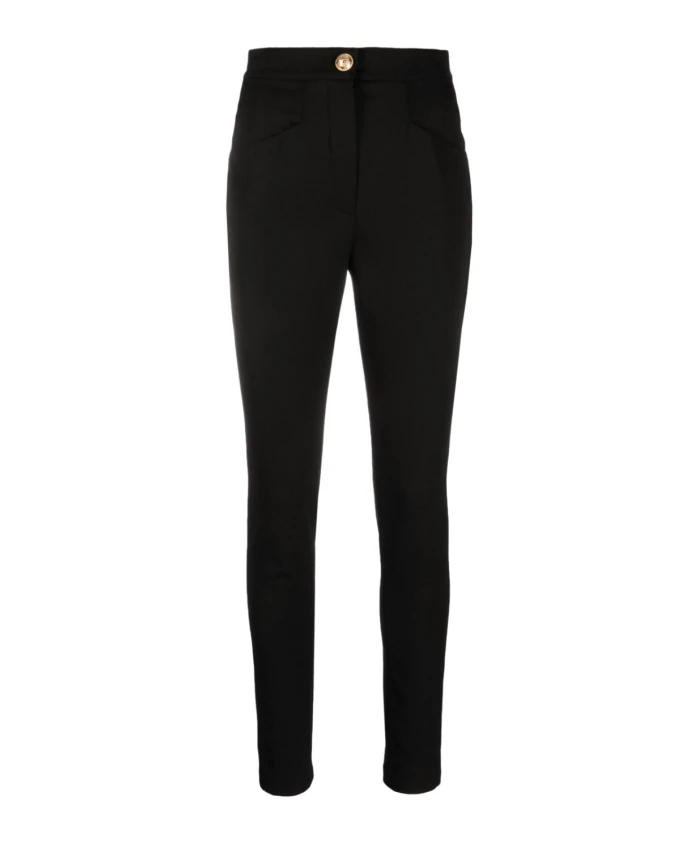 

Узкие брюки чинос Noir стрейч Balmain, черный