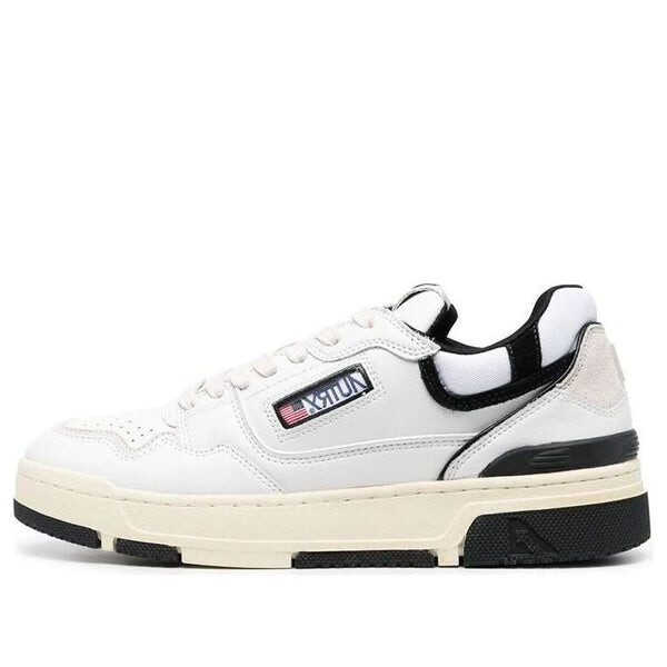

Кроссовки clc leather sneakers 'white black' Autry, белый