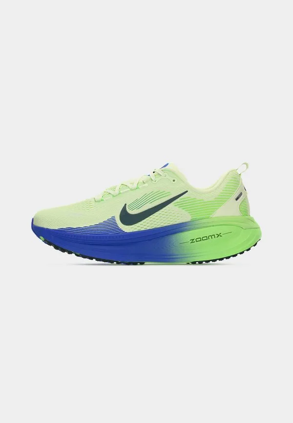 Кроссовки для бега по шоссе vomero 18 Nike Performance, White/Black Spruce/Volt Tint/Sapphire/Lime Blast — фото 2