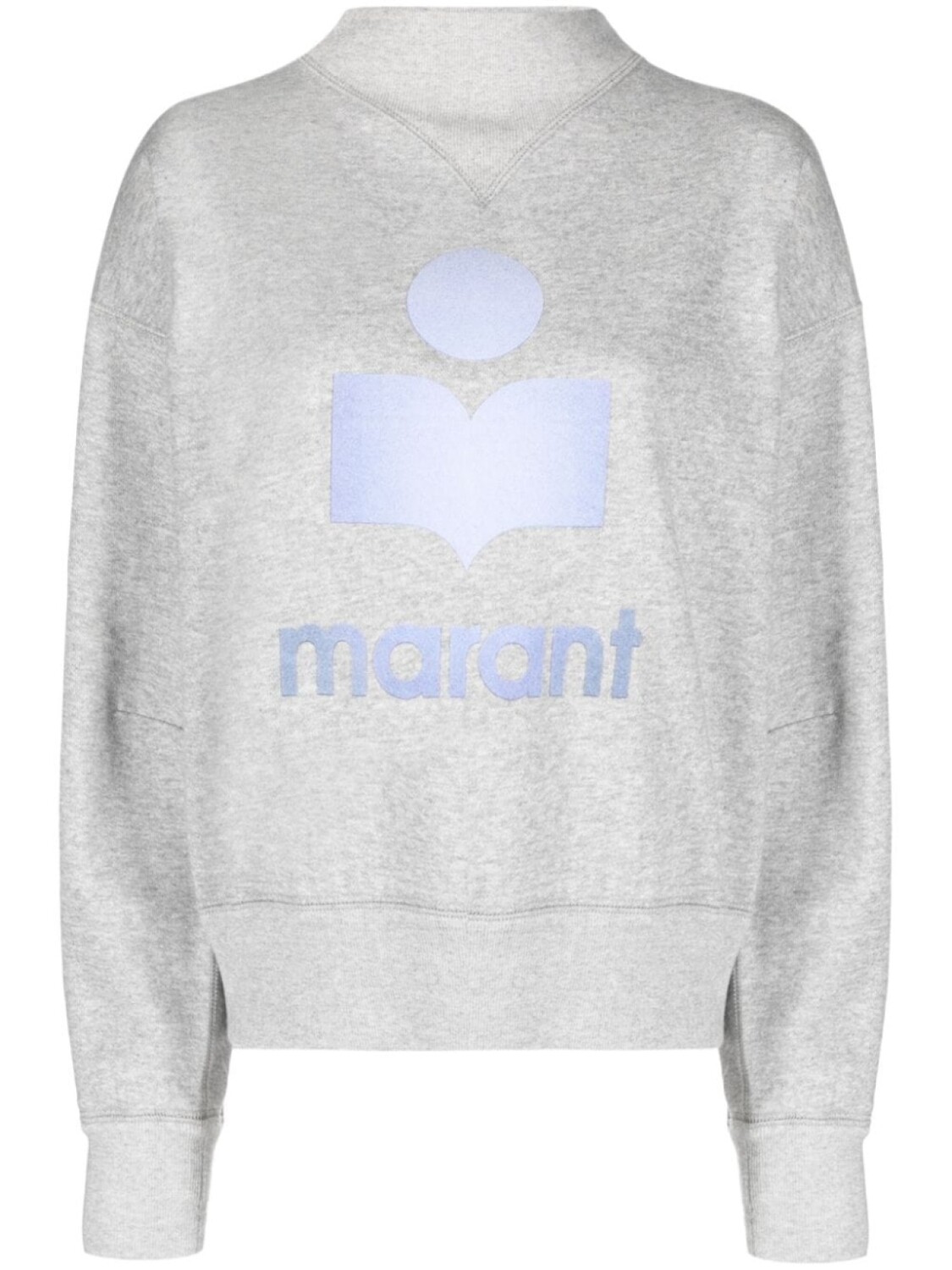 

Толстовка Mobyli с логотипом MARANT ÉTOILE, серый