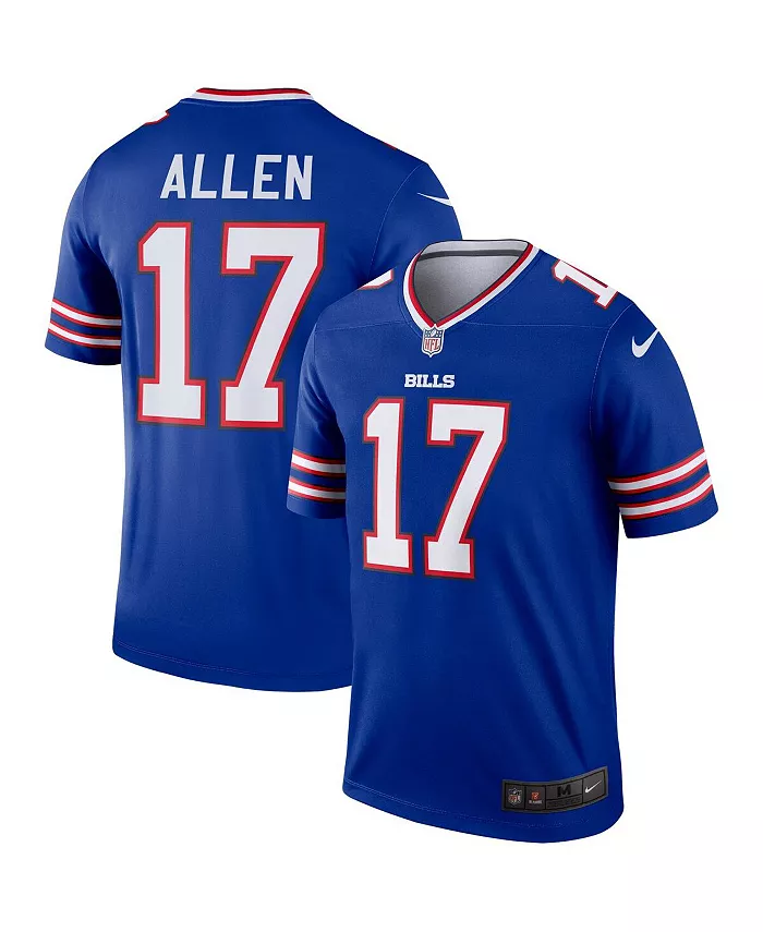 

Мужская джерси Buffalo Bills Color Rush Legend Джоша Аллена Nike, синий