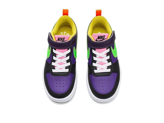 Кроссовки Nike Court Borough Low Recraft, фиолетовый/зеленый — фото 3