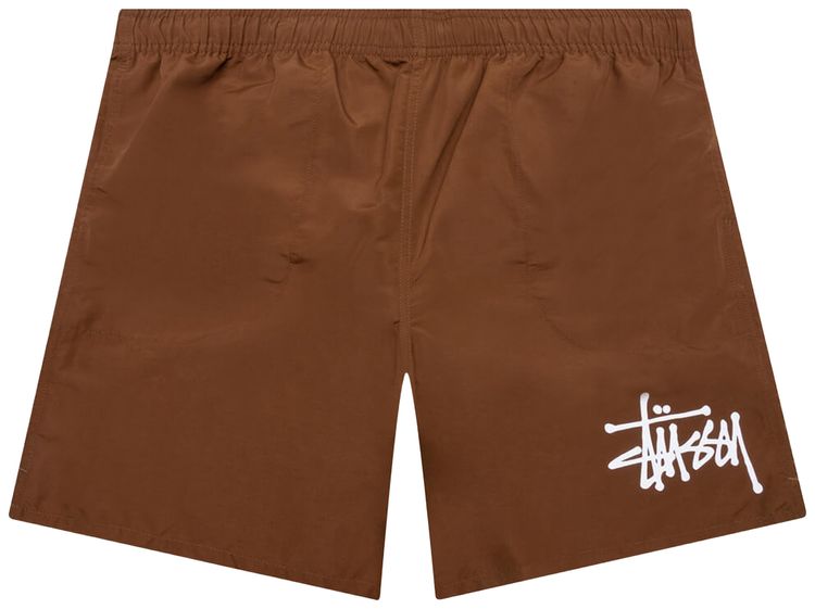 

Шорты Stussy Big Basic Water Short, коричневый