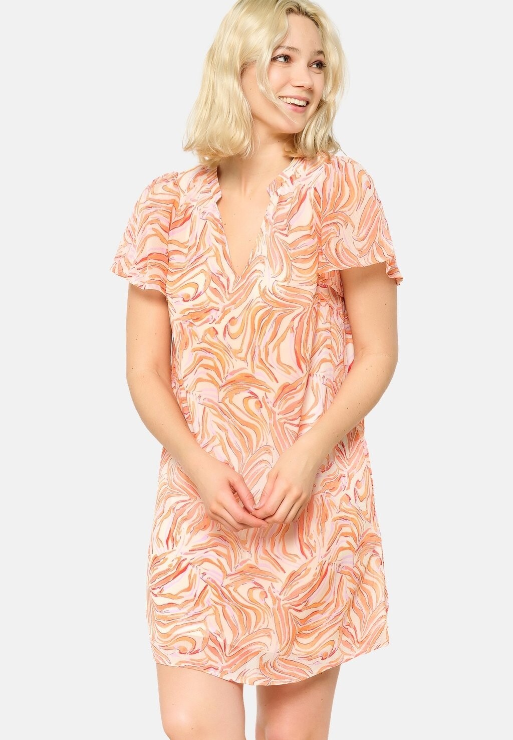 

Повседневное платье STRAIGHT WITH PRINT LolaLiza, оранжевый