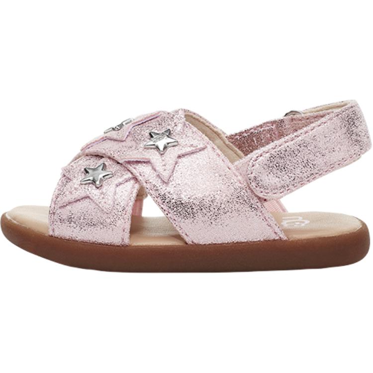 UGG Противоскользящие износостойкие низкие детские ботинки Crystal Pink для малышей