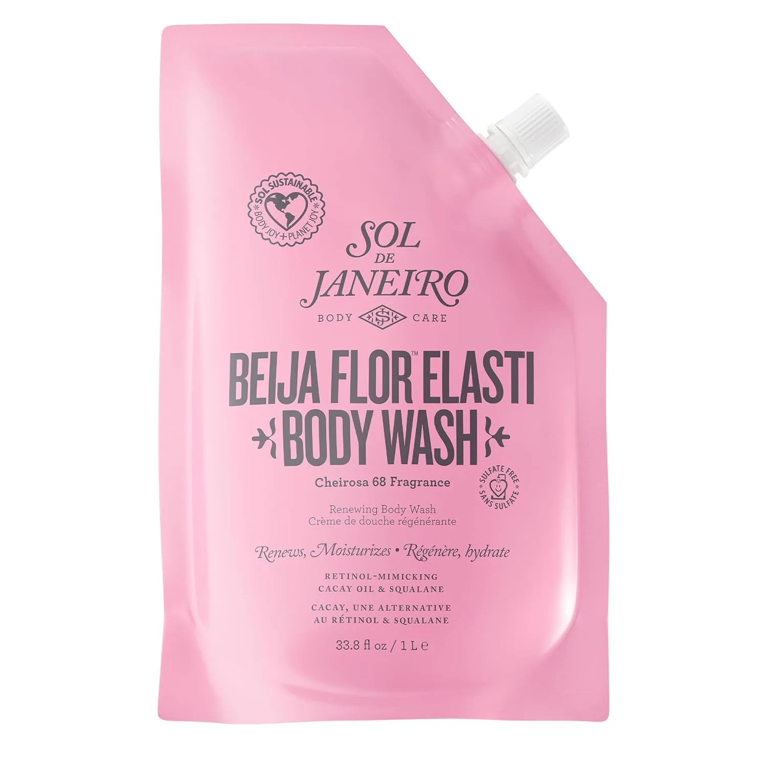 Sol de Janeiro Beija Flor Обновляющий гель для тела 1 литр (сменный блок)