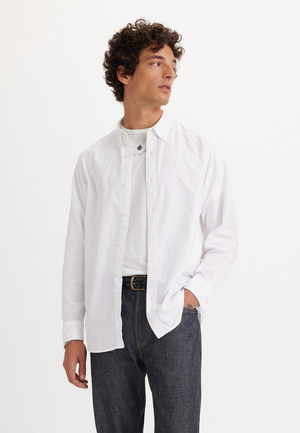 

Рубашка Authentic Button Down Levi's, цвет bright white