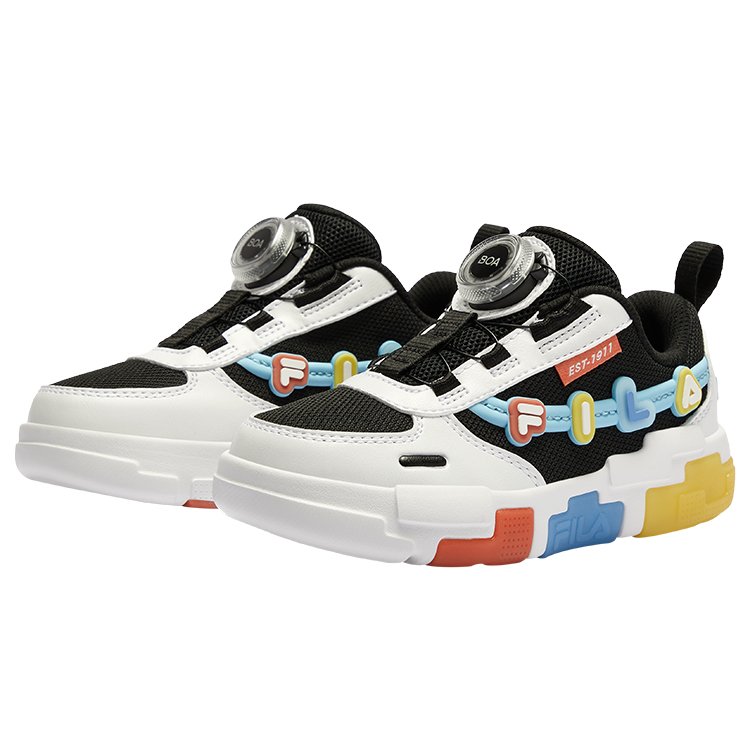 Детские повседневные туфли Pre school FILA KIDS, черно-белый — фото 3