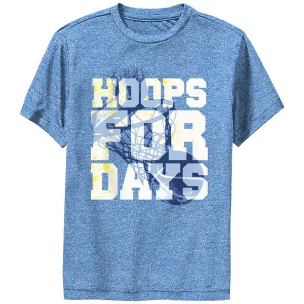 

Футболка с принтом для мальчиков Hoops for days Licensed Character, синий