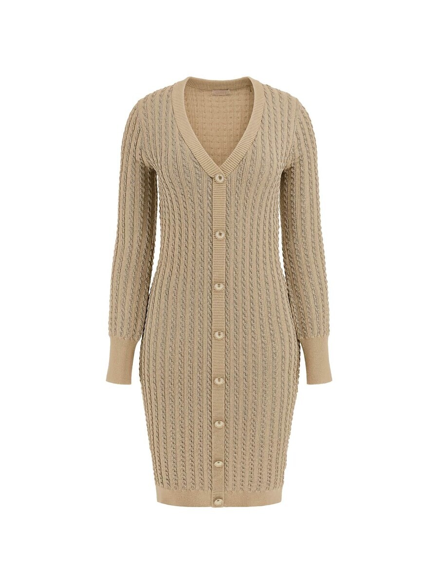 

Вязаное платье GUESS Knitted dress, бежевый