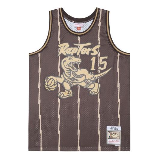 

Джерси Mitchell & Ness x NBA Toronto Raptors 1998-99 Lux Brown Swingman Jersey 'Vince Carter 15', коричневый