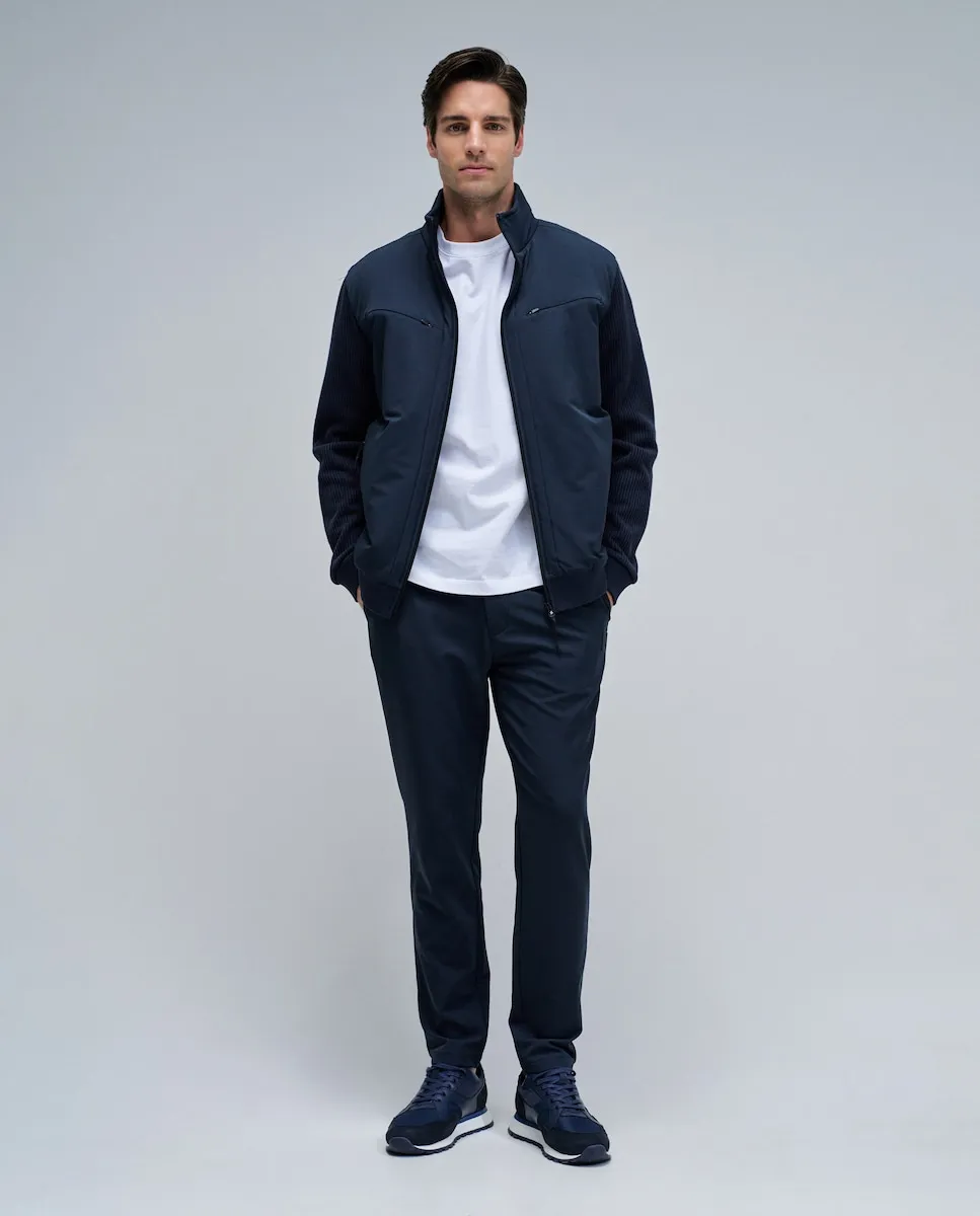 

Мужские джоггеры узкого кроя из ткани Salsa Jeans, синий