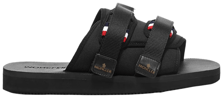 

Сандалии Moncler Slideworks Sandal 'Black', черный