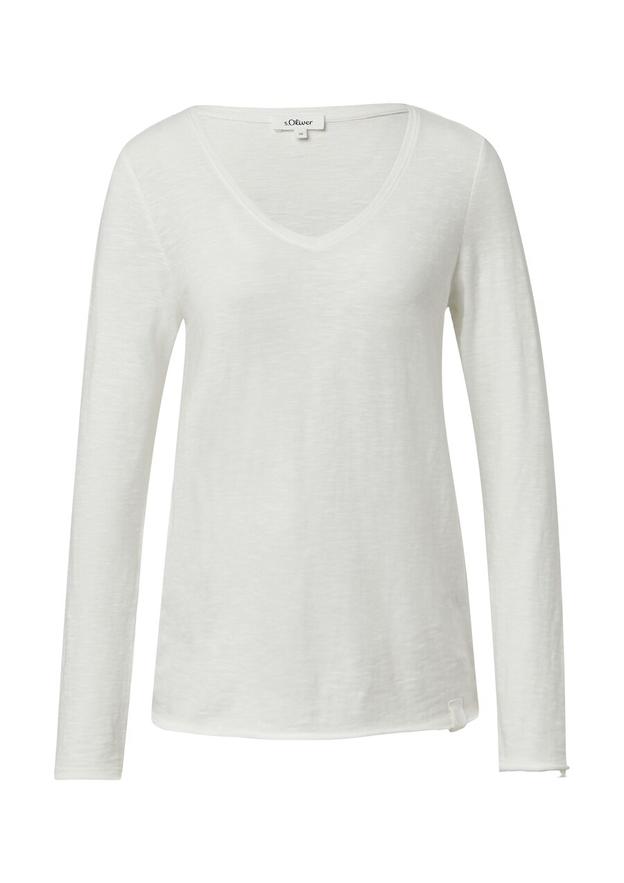 

Лонгслив s.Oliver, White