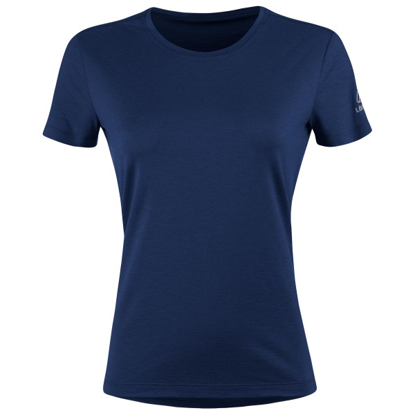 

Женская футболка мериносовая светлая - рубашка из мериноса Löffler, синий