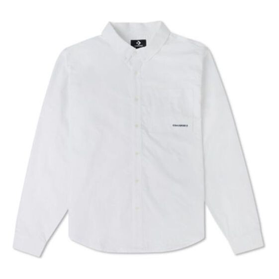 

Рубашка oxford button up shirt 'white' Converse, белый